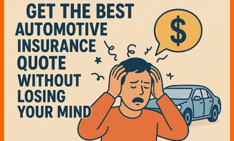 Get the Best Automotive Insurance Quote Without Losing Your Mind