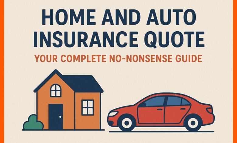 Home and Auto Insurance Quote Your Complete No-Nonsense Guide